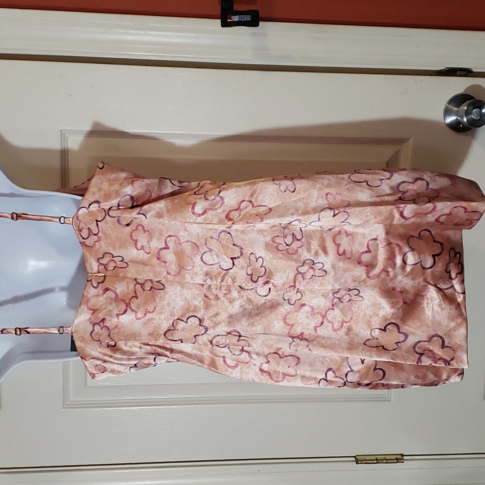 Wild Fable slinky pink spaghetti strap Slip Dress - Picture 5 of 8